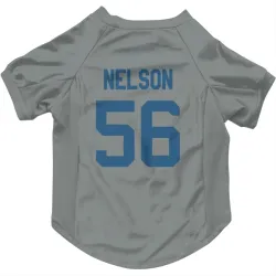 Indianapolis Colts Quenton Nelson Gray Pet Jersey for Dog & Cat