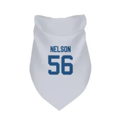 Indianapolis Colts Quenton Nelson White Pet Bandana for Dog & Cat