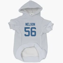 Indianapolis Colts Quenton Nelson White Pet Hoodie for Dog & Cat