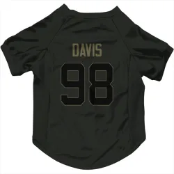 Indianapolis Colts Raekwon Davis Black Service Pet Jersey for Dog & Cat
