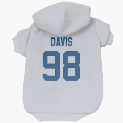 Indianapolis Colts Raekwon Davis White Pet Hoodie for Dog & Cat