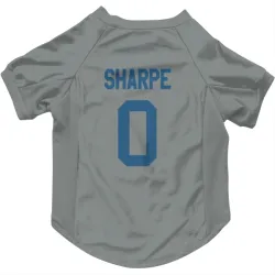 Indianapolis Colts Raylen Sharpe Gray Pet Jersey for Dog & Cat