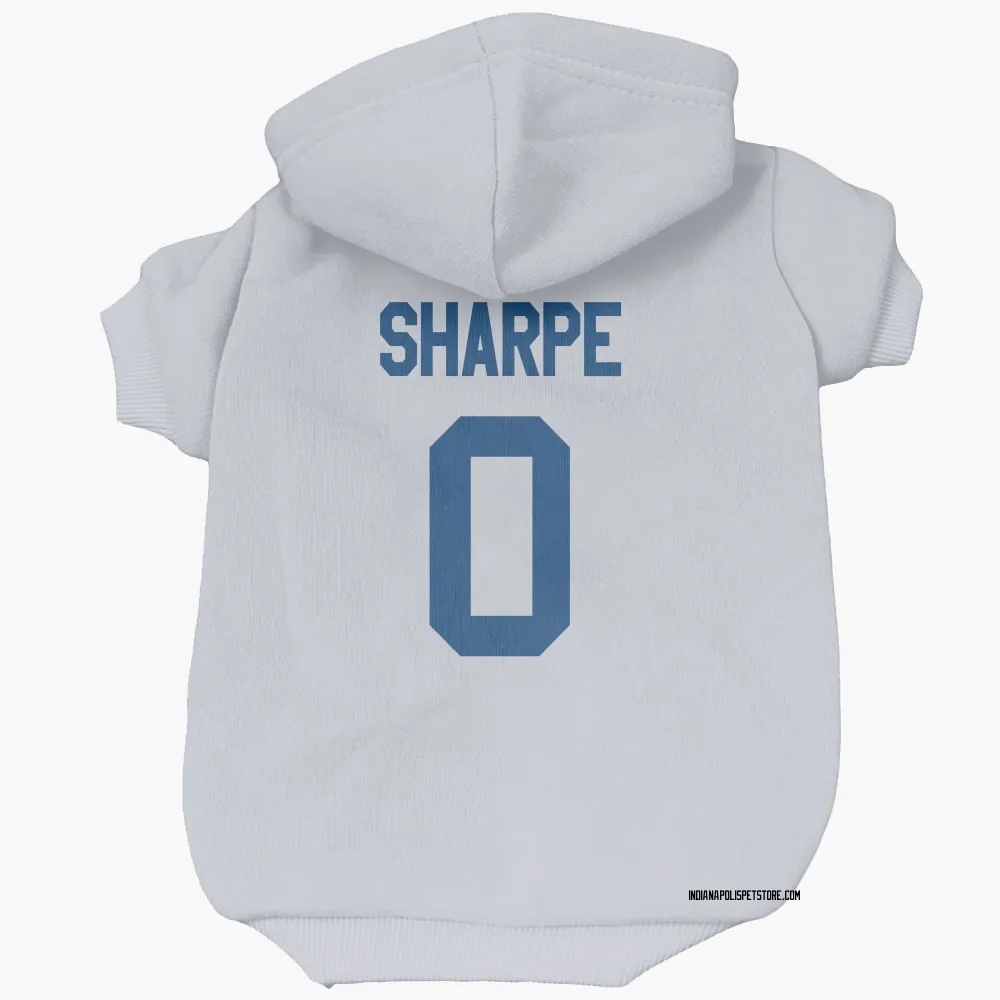 Indianapolis Colts Raylen Sharpe White Pet Hoodie for Dog & Cat