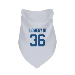 Indianapolis Colts Reuben Lowery III White Pet Bandana for Dog & Cat