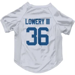Indianapolis Colts Reuben Lowery III White Pet Jersey for Dog & Cat