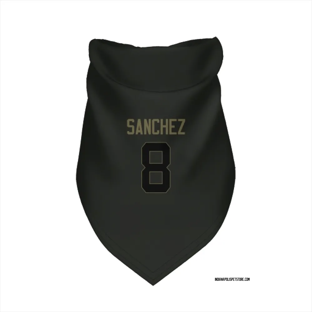 Indianapolis Colts Rigoberto Sanchez Black Service Pet Bandana for Dog & Cat