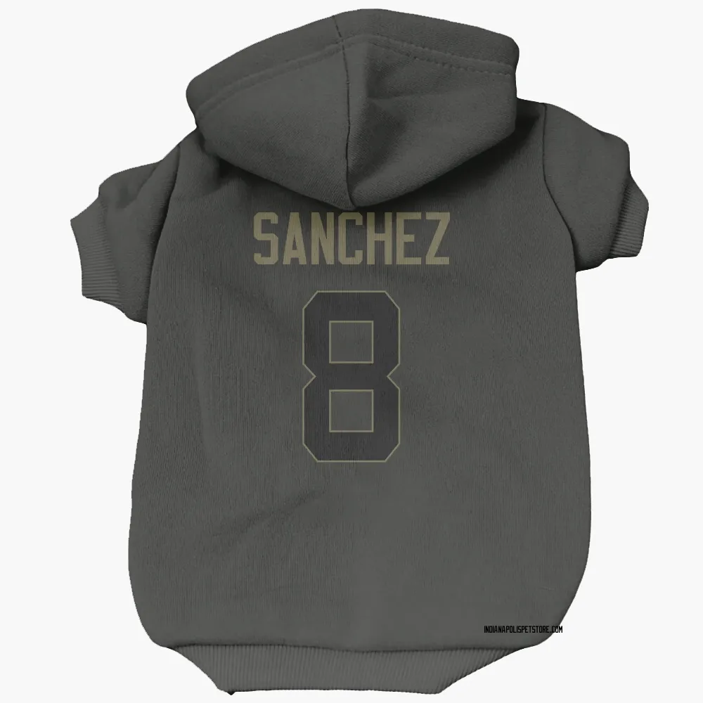 Indianapolis Colts Rigoberto Sanchez Black Service Pet Hoodie for Dog & Cat