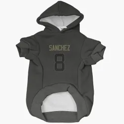Indianapolis Colts Rigoberto Sanchez Black Service Pet Hoodie for Dog & Cat