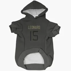 Indianapolis Colts Riley Leonard Black Service Pet Hoodie for Dog & Cat