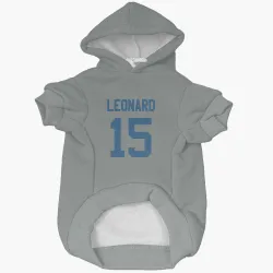 Indianapolis Colts Riley Leonard Gray Pet Hoodie for Dog & Cat