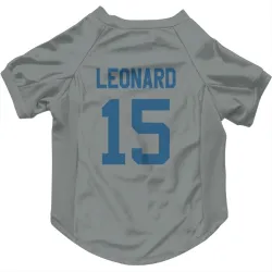 Indianapolis Colts Riley Leonard Gray Pet Jersey for Dog & Cat