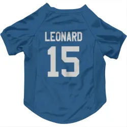 Indianapolis Colts Riley Leonard Royal Pet Jersey for Dog & Cat