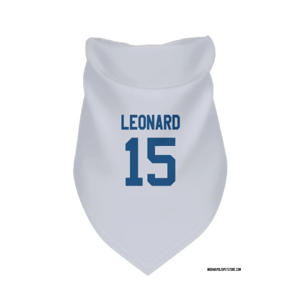 Indianapolis Colts Riley Leonard White Pet Bandana for Dog & Cat
