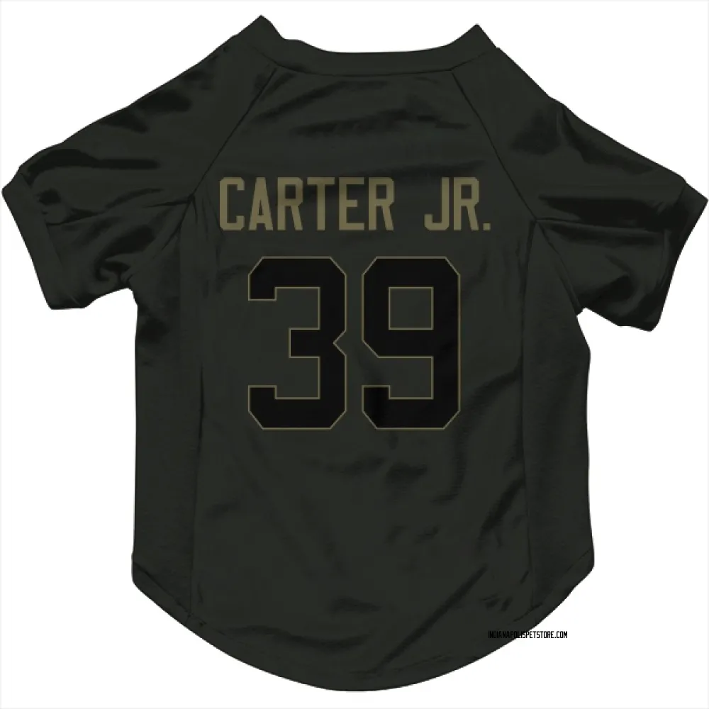 Indianapolis Colts Rob Carter Jr. Black Service Pet Jersey for Dog & Cat