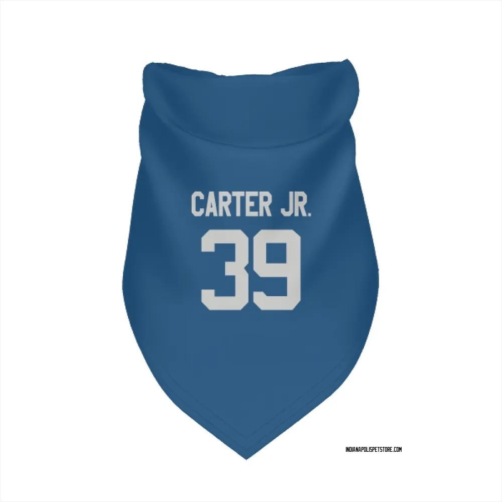 Indianapolis Colts Rob Carter Jr. Royal Pet Bandana for Dog & Cat