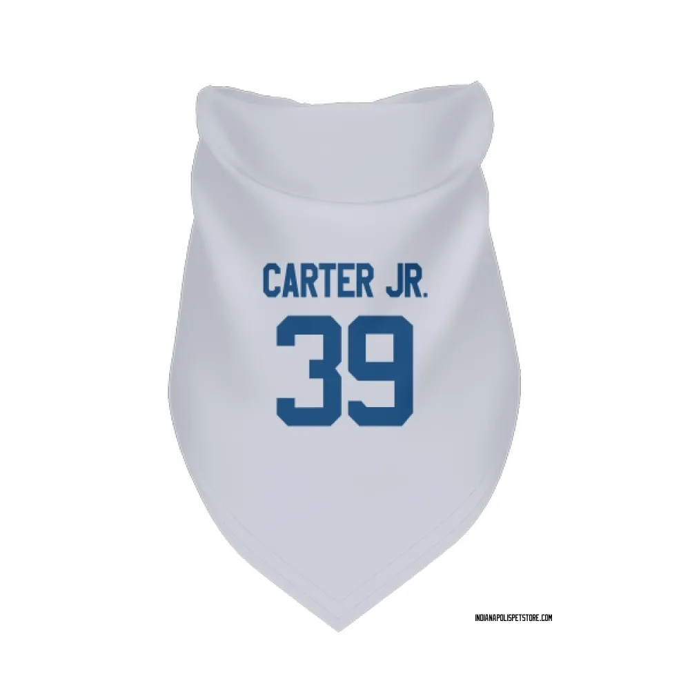Indianapolis Colts Rob Carter Jr. White Pet Bandana for Dog & Cat
