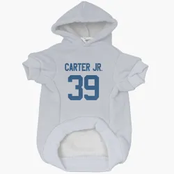 Indianapolis Colts Rob Carter Jr. White Pet Hoodie for Dog & Cat