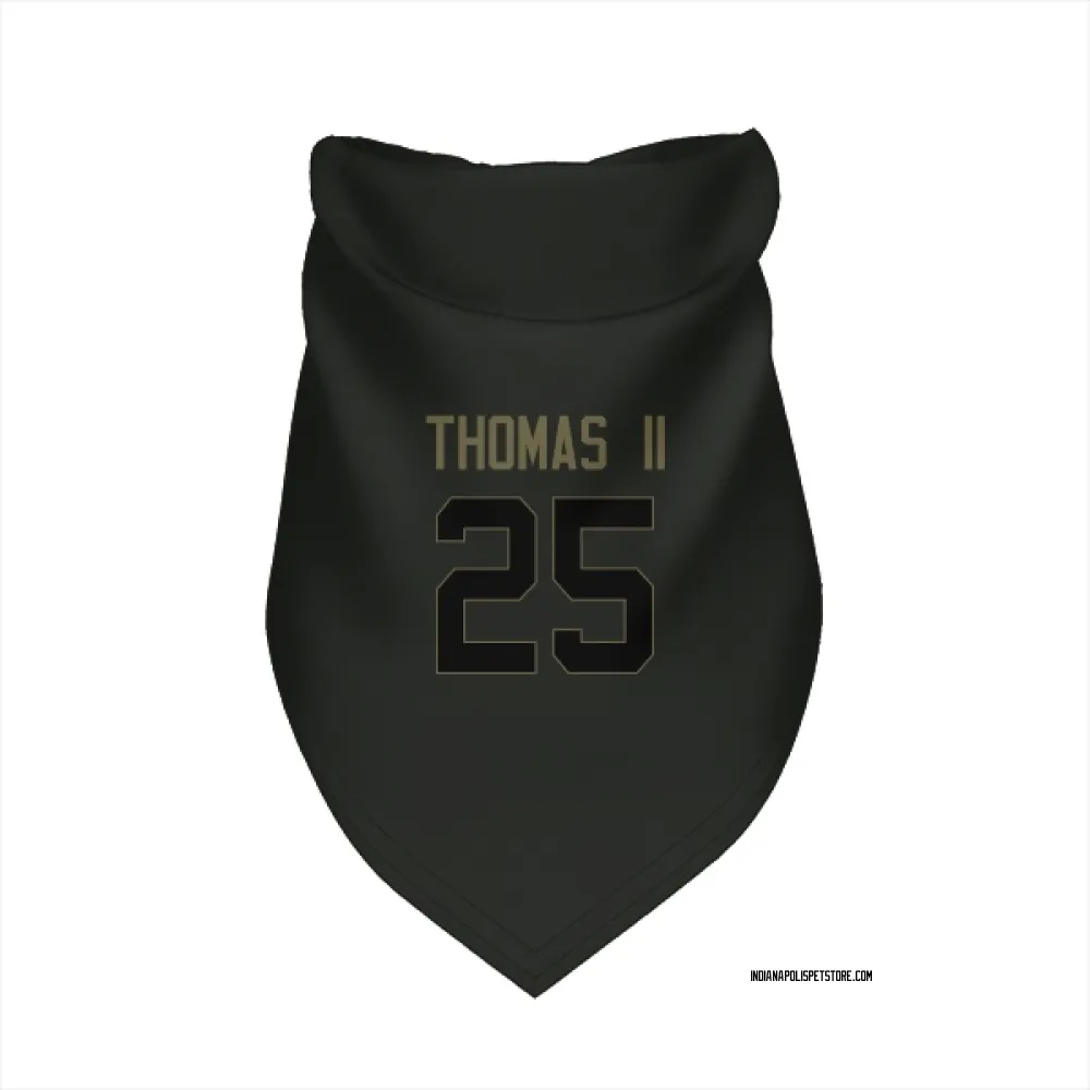 Indianapolis Colts Rodney Thomas II Black Service Pet Bandana for Dog & Cat