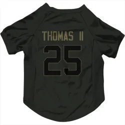 Indianapolis Colts Rodney Thomas II Black Service Pet Jersey for Dog & Cat