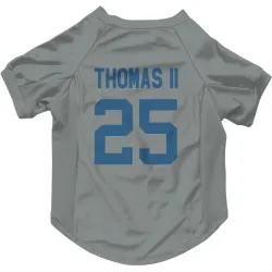 Indianapolis Colts Rodney Thomas II Gray Pet Jersey for Dog & Cat