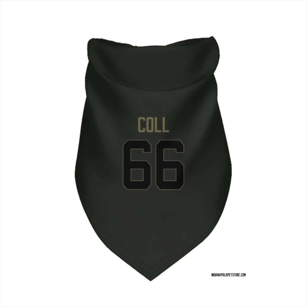 Indianapolis Colts Ryan Coll Black Service Pet Bandana for Dog & Cat