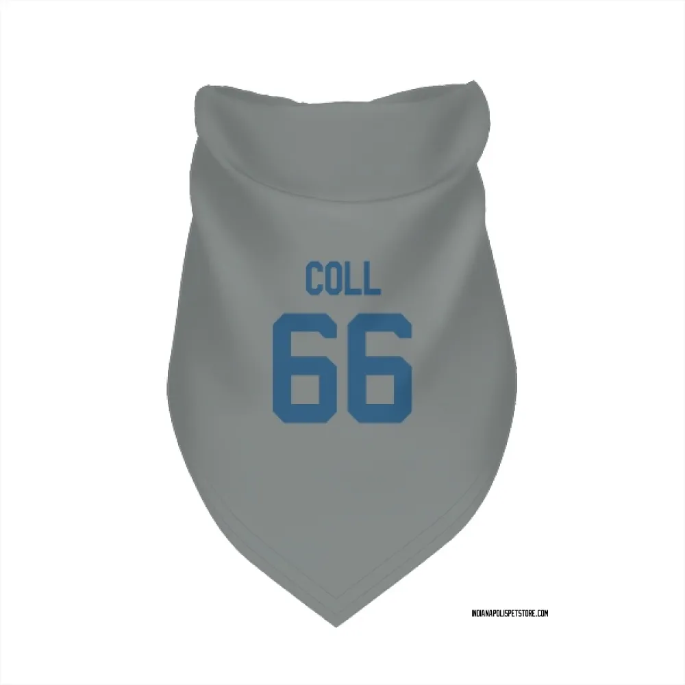 Indianapolis Colts Ryan Coll Gray Pet Bandana for Dog & Cat