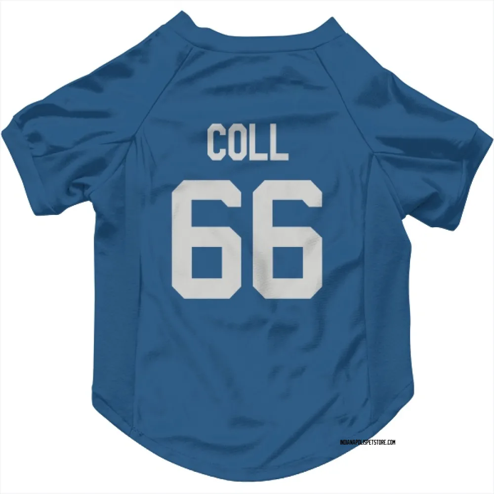 Indianapolis Colts Ryan Coll Royal Pet Jersey for Dog & Cat