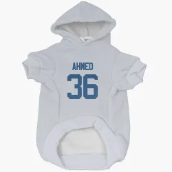 Indianapolis Colts Salvon Ahmed White Pet Hoodie for Dog & Cat