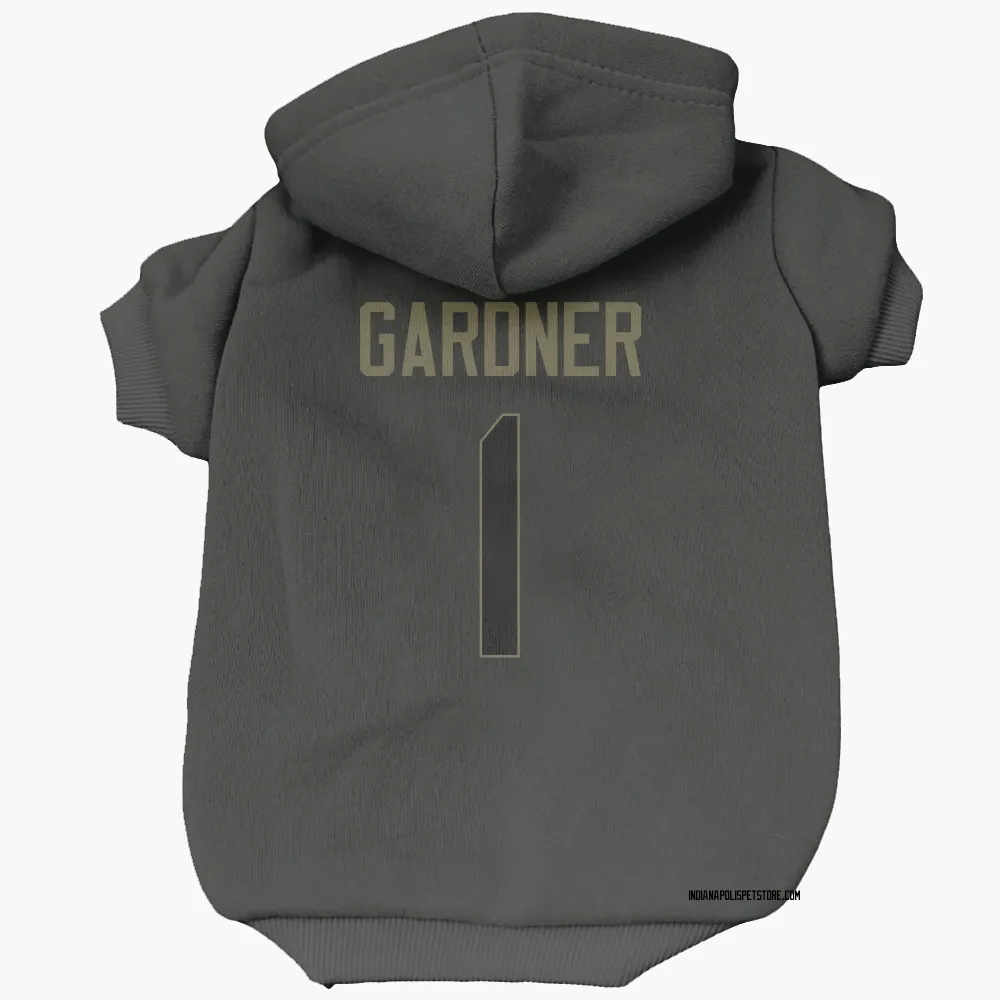 Indianapolis Colts Sauce Gardner Black Service Pet Hoodie for Dog & Cat