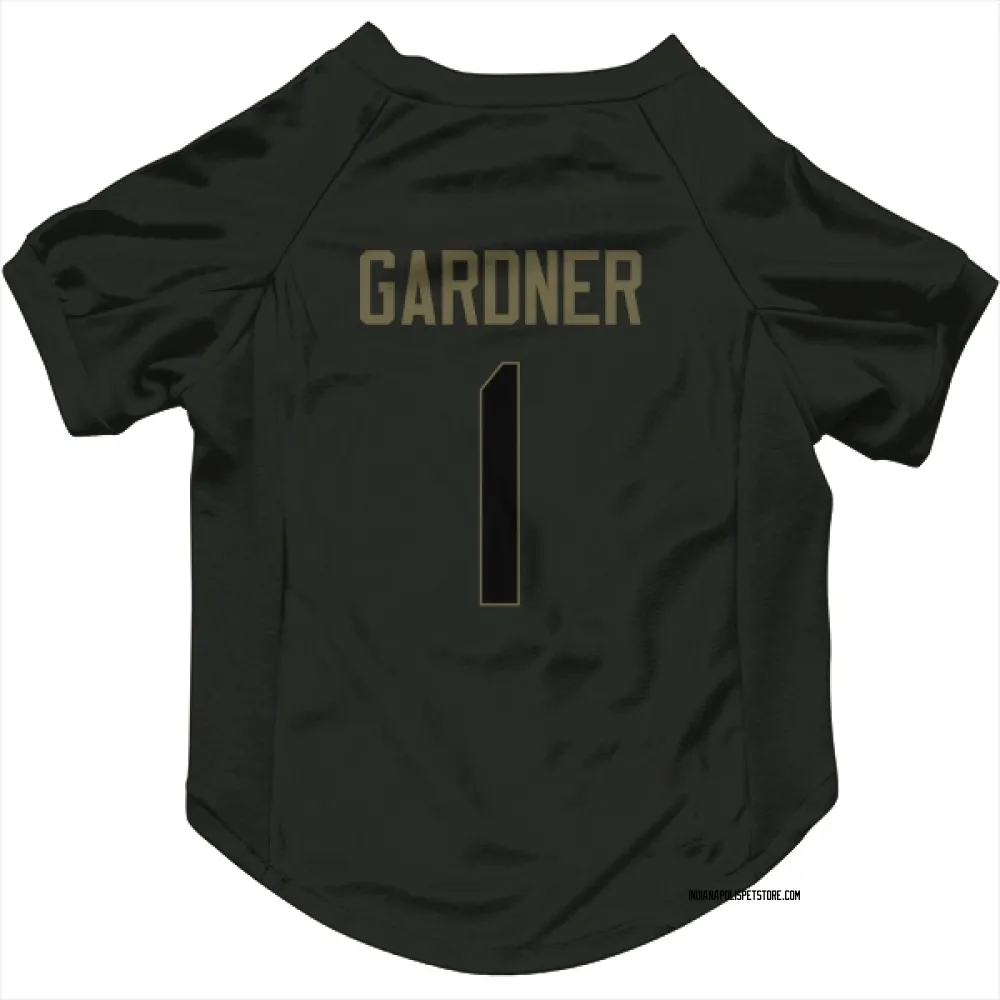 Indianapolis Colts Sauce Gardner Black Service Pet Jersey for Dog & Cat