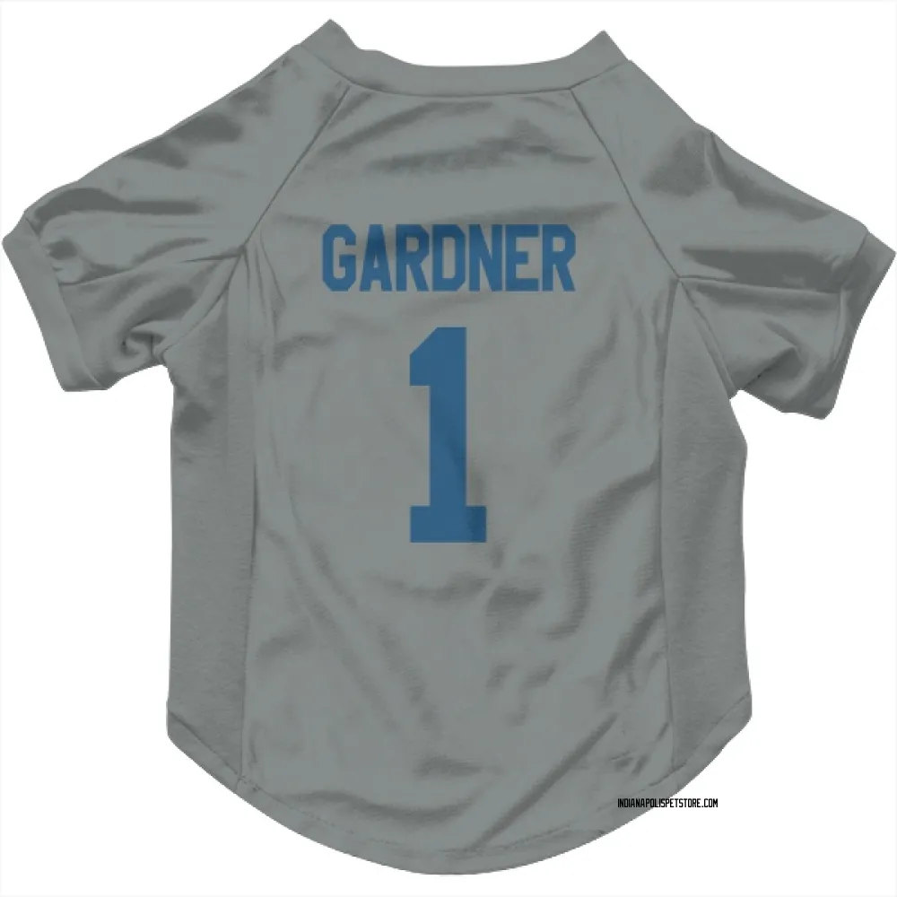 Indianapolis Colts Sauce Gardner Gray Pet Jersey for Dog & Cat