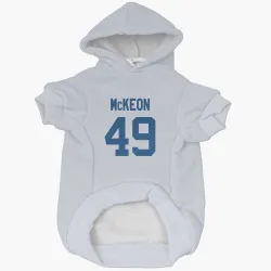 Indianapolis Colts Sean McKeon White Pet Hoodie for Dog & Cat