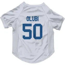Indianapolis Colts Segun Olubi White Pet Jersey for Dog & Cat