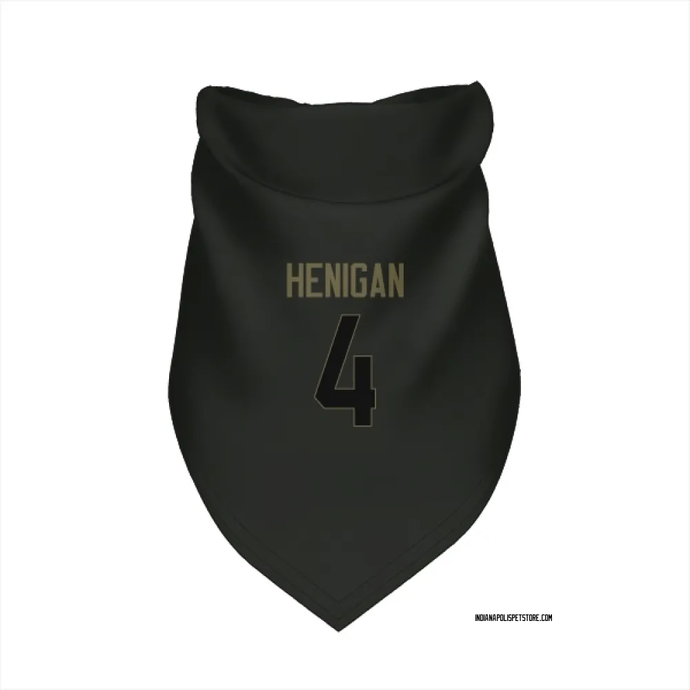 Indianapolis Colts Seth Henigan Black Service Pet Bandana for Dog & Cat