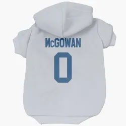 Indianapolis Colts Seth McGowan White Pet Hoodie for Dog & Cat
