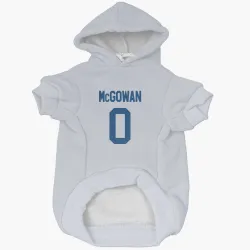 Indianapolis Colts Seth McGowan White Pet Hoodie for Dog & Cat