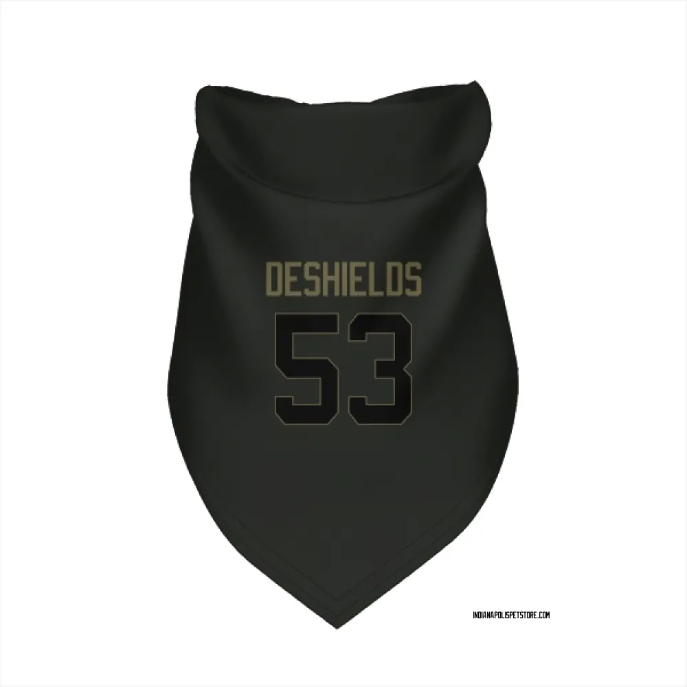 Indianapolis Colts Solomon DeShields Black Service Pet Bandana for Dog & Cat