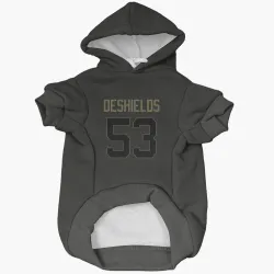 Indianapolis Colts Solomon DeShields Black Service Pet Hoodie for Dog & Cat