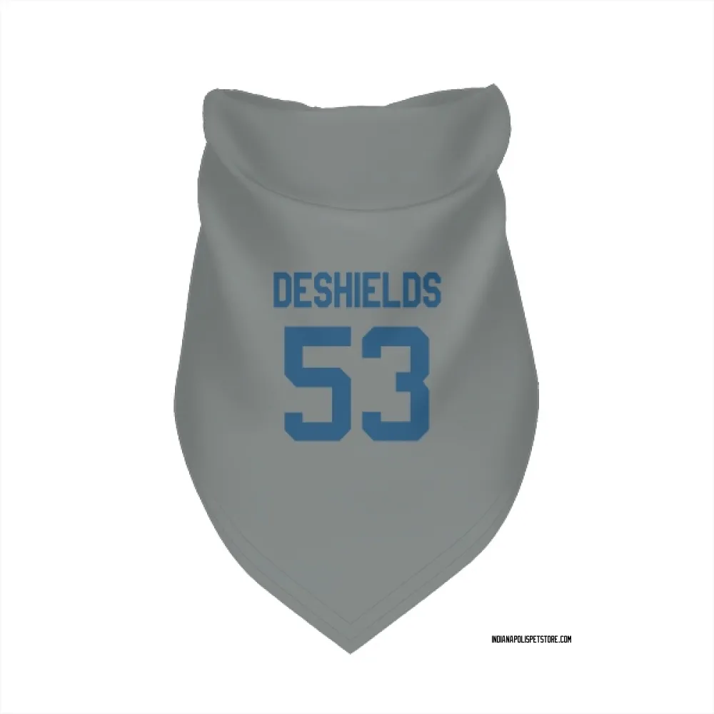 Indianapolis Colts Solomon DeShields Gray Pet Bandana for Dog & Cat