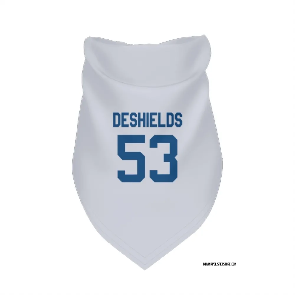 Indianapolis Colts Solomon DeShields White Pet Bandana for Dog & Cat