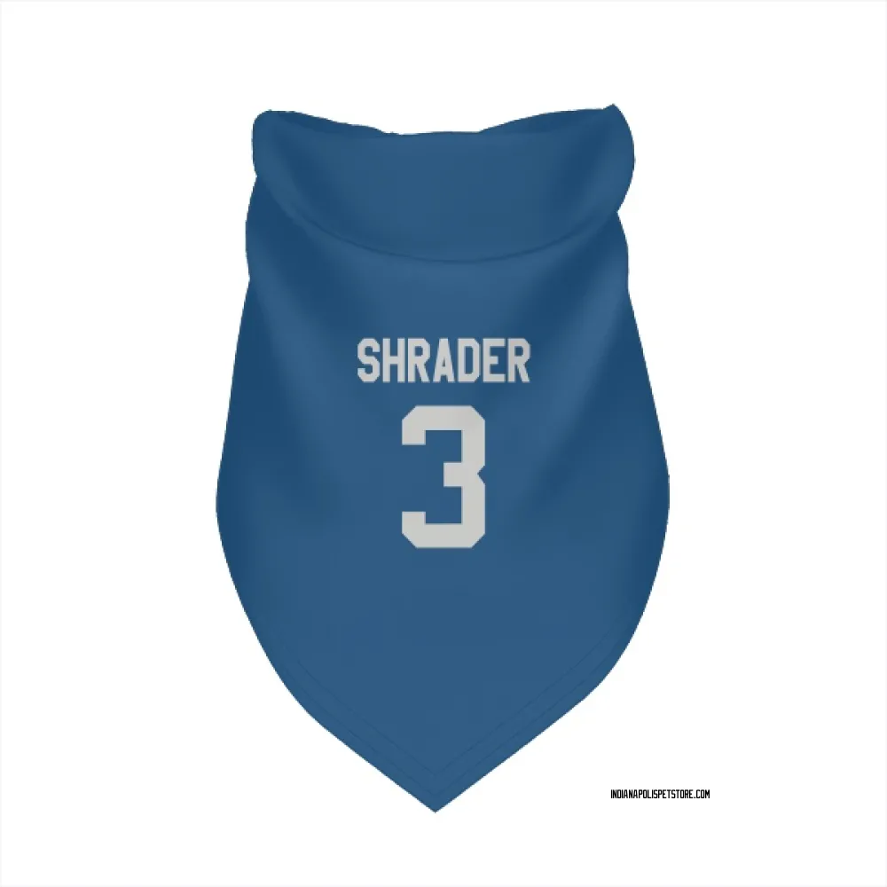 Indianapolis Colts Spencer Shrader Royal Pet Bandana for Dog & Cat