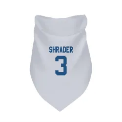Indianapolis Colts Spencer Shrader White Pet Bandana for Dog & Cat