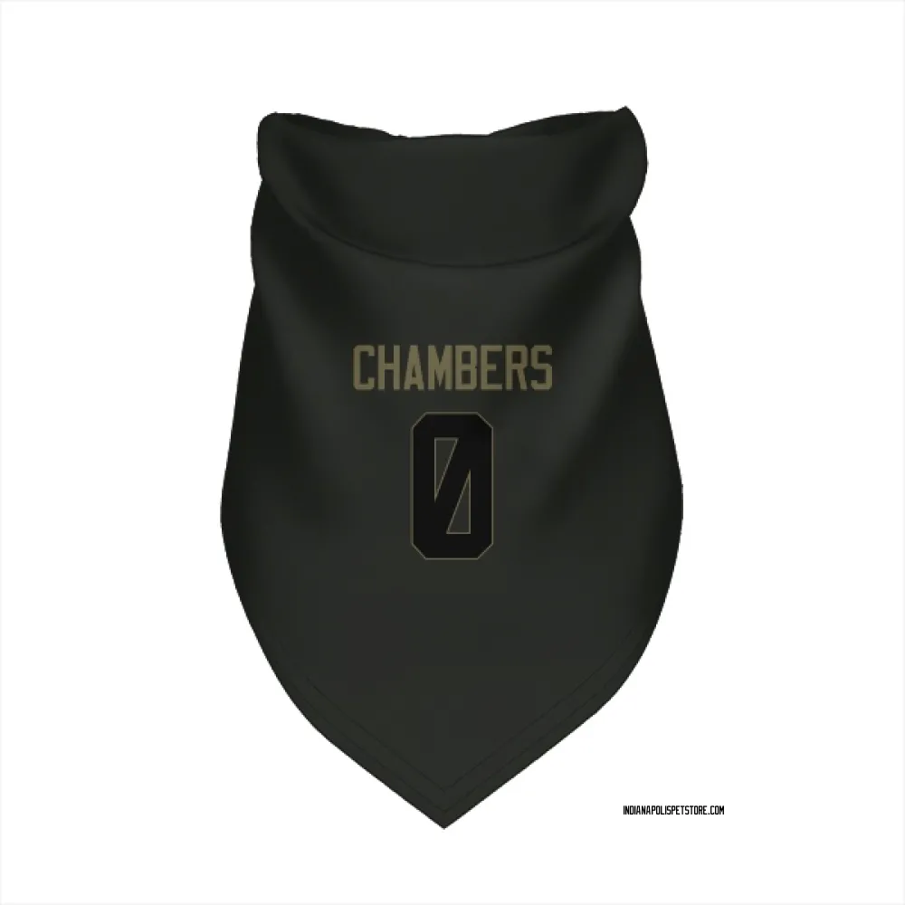 Indianapolis Colts Tahj Chambers Black Service Pet Bandana for Dog & Cat