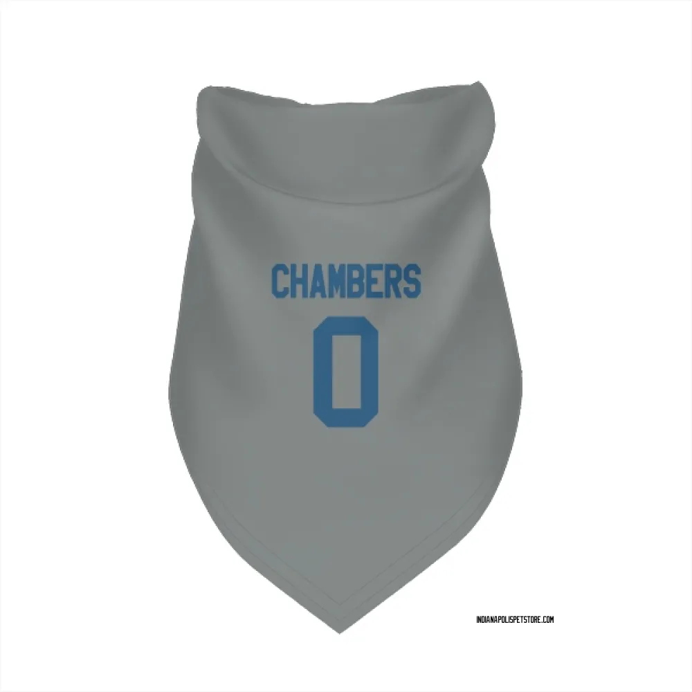 Indianapolis Colts Tahj Chambers Gray Pet Bandana for Dog & Cat