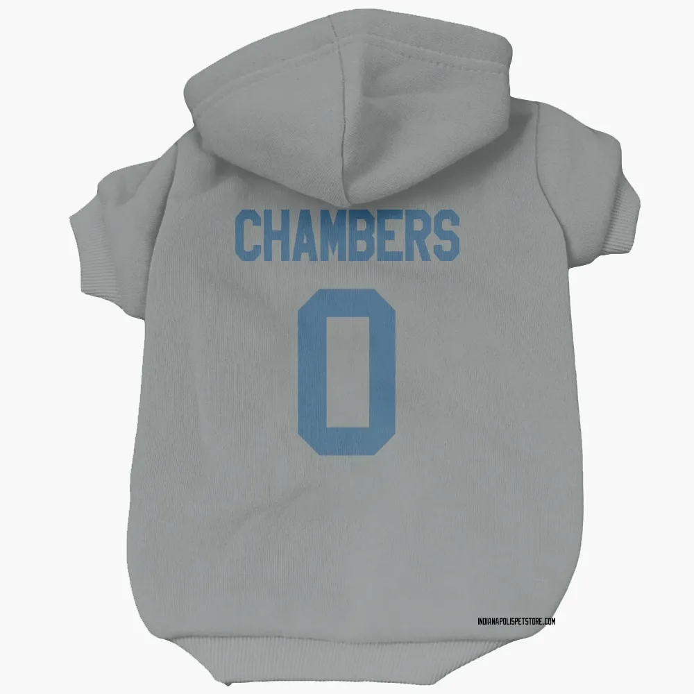 Indianapolis Colts Tahj Chambers Gray Pet Hoodie for Dog & Cat