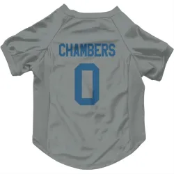 Indianapolis Colts Tahj Chambers Gray Pet Jersey for Dog & Cat