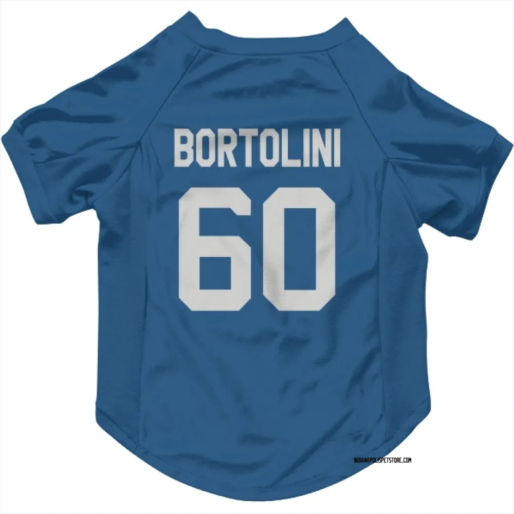 Indianapolis Colts Tanor Bortolini Royal Pet Jersey for Dog & Cat