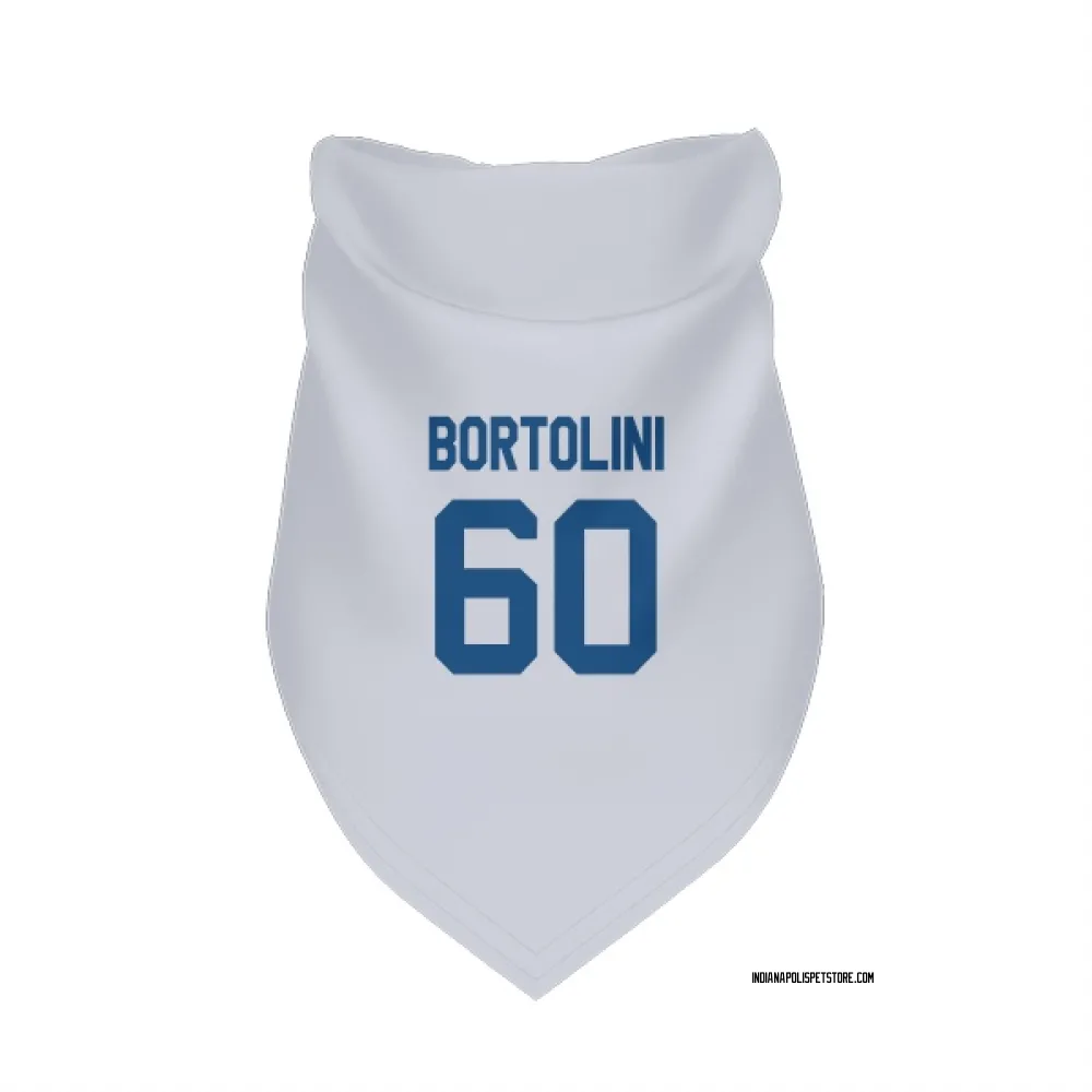 Indianapolis Colts Tanor Bortolini White Pet Bandana for Dog & Cat