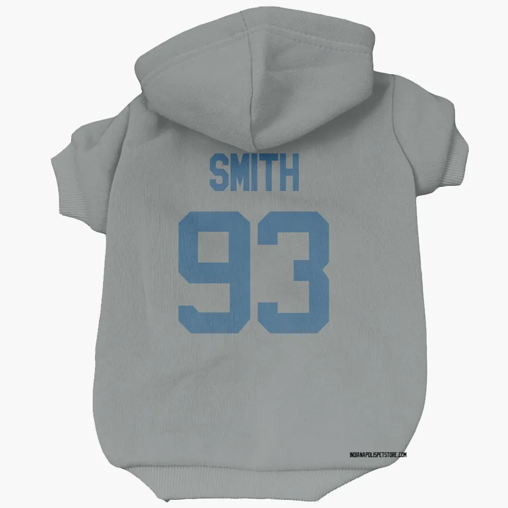 Indianapolis Colts Tim Smith Gray Pet Hoodie for Dog & Cat