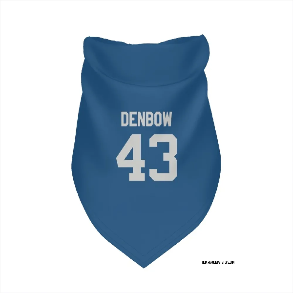 Indianapolis Colts Trevor Denbow Royal Pet Bandana for Dog & Cat